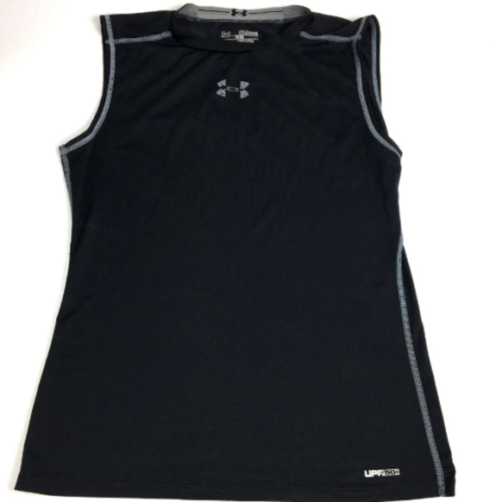 Under Armour Men's Athletic Fitted Tank Top Shirt Short Sleeve Size S